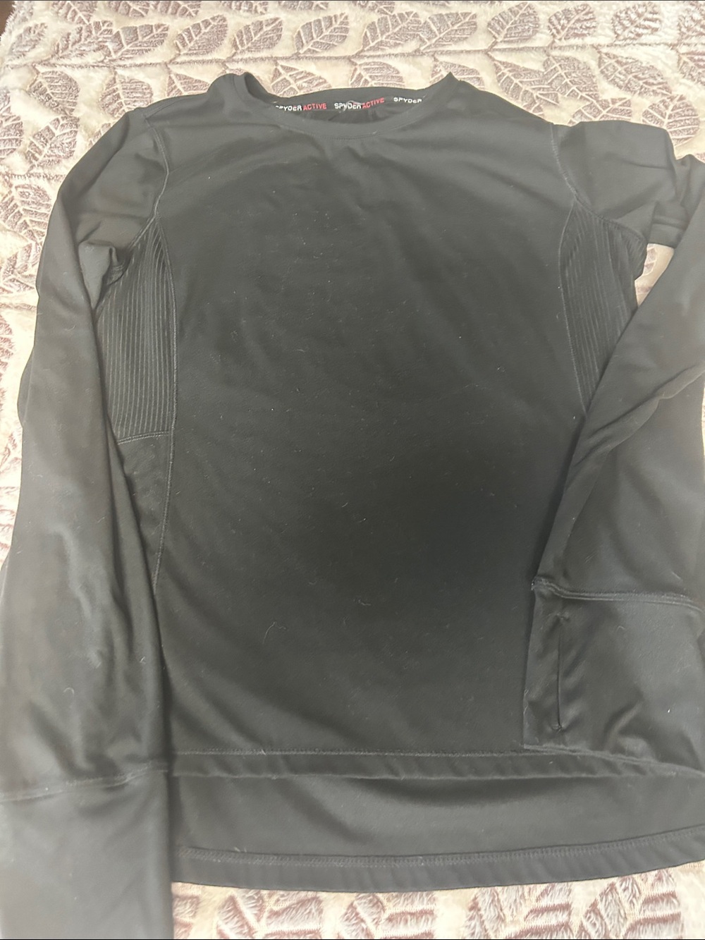 Women’s large Snyder Black Lightweight Performance long sleeve compression top